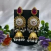 Exquisite Golden Replica Jhumkas: Timeless Elegance