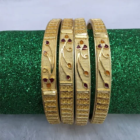 Exquisite Gold Bangle Set for Every Celebration