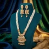 Majestic Multi-Strand Pearl & Kundan Necklace Set Design 3