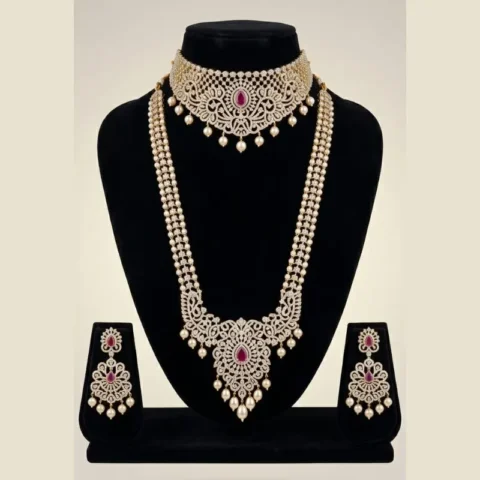 Rajkumari Heritage Polki & Diamond Bridal Set