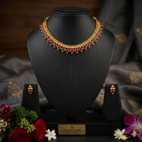Regal Grace Choker Necklace Set